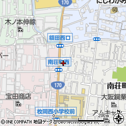 ガスト東大阪額田店周辺の地図