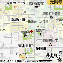 奈良県奈良市鳴川町周辺の地図