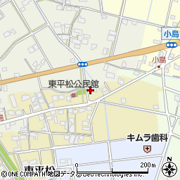静岡県磐田市東平松52周辺の地図