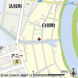 静岡県浜松市中央区白羽町1482周辺の地図