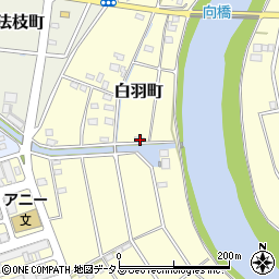 静岡県浜松市中央区白羽町1490周辺の地図