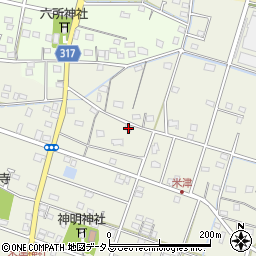 静岡県浜松市中央区米津町1733周辺の地図