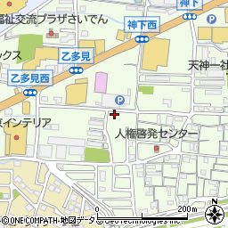 岡山県岡山市中区神下75周辺の地図