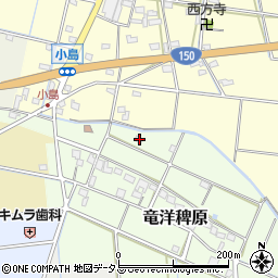 静岡県磐田市竜洋稗原46周辺の地図