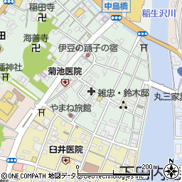 静岡県下田市一丁目19-5周辺の地図