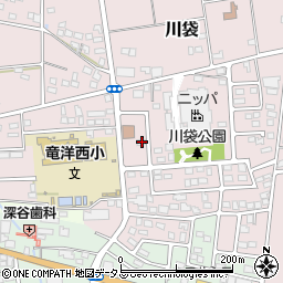 静岡県磐田市川袋1444-8周辺の地図