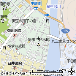 静岡県下田市一丁目10周辺の地図
