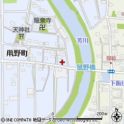 静岡県浜松市中央区鼡野町110周辺の地図
