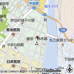 静岡県下田市一丁目10-7周辺の地図