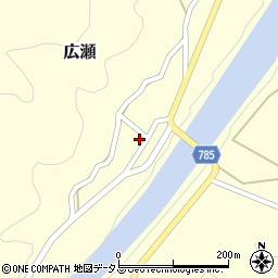 奈良県山辺郡山添村広瀬116周辺の地図