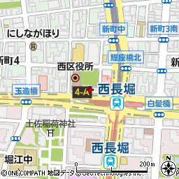 まちの自転車店　リコ西長堀店周辺の地図