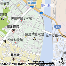 静岡県下田市一丁目10-18周辺の地図