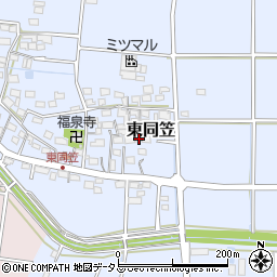 静岡県袋井市東同笠149周辺の地図