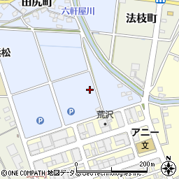 静岡県浜松市中央区田尻町500周辺の地図