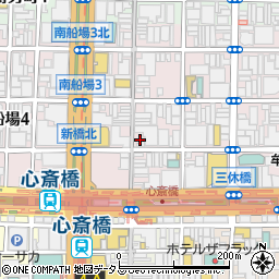 大阪府大阪市中央区南船場3丁目6-16周辺の地図