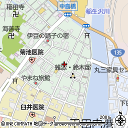 静岡県下田市一丁目11-14周辺の地図
