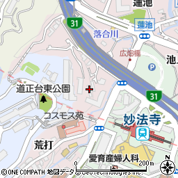 兵庫県神戸市須磨区妙法寺大津江434周辺の地図