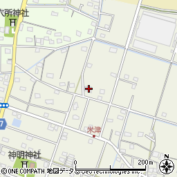静岡県浜松市中央区米津町1784周辺の地図