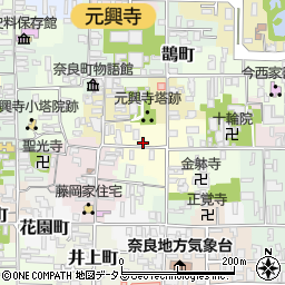 奈良県奈良市薬師堂町19-1周辺の地図