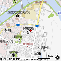 島根県益田市七尾町9周辺の地図