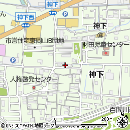 岡山県岡山市中区神下463周辺の地図