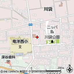 静岡県磐田市川袋1444-7周辺の地図