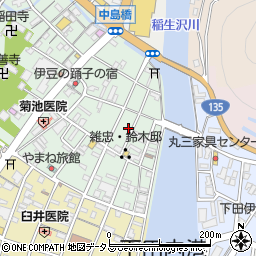 静岡県下田市一丁目10-8周辺の地図