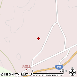 島根県益田市美都町丸茂1190周辺の地図