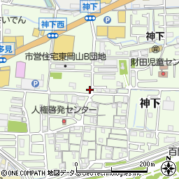 岡山県岡山市中区神下215周辺の地図