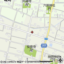 静岡県浜松市中央区米津町1924周辺の地図