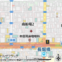 有限会社大阪中央時計修理センター周辺の地図