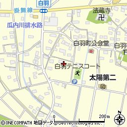 静岡県浜松市中央区白羽町1192周辺の地図