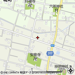 静岡県浜松市中央区米津町1925周辺の地図
