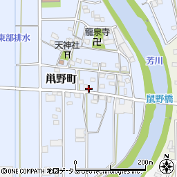 静岡県浜松市中央区鼡野町122周辺の地図