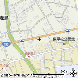 静岡県磐田市海老島134周辺の地図