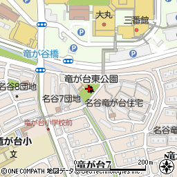 竜が台東公園周辺の地図
