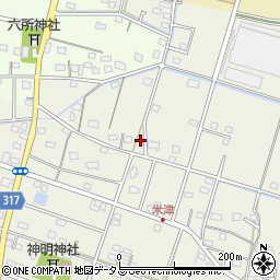 静岡県浜松市中央区米津町1765周辺の地図