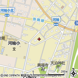 静岡県浜松市中央区河輪町197周辺の地図