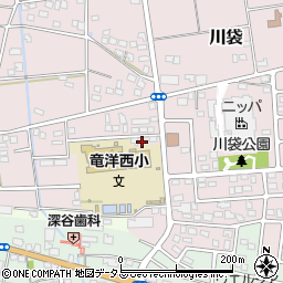 静岡県磐田市川袋1933-7周辺の地図