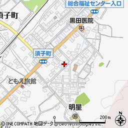 島根県益田市須子町15-2周辺の地図
