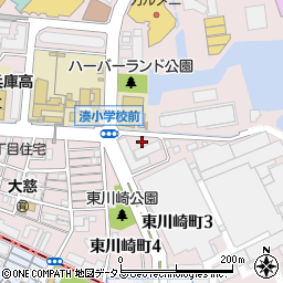 川崎重工海友館新館周辺の地図