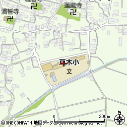 津市立戸木小学校周辺の地図