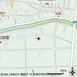 静岡県袋井市湊1420-2周辺の地図
