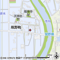 静岡県浜松市中央区鼡野町118周辺の地図