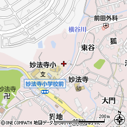 兵庫県神戸市須磨区妙法寺杉原山周辺の地図
