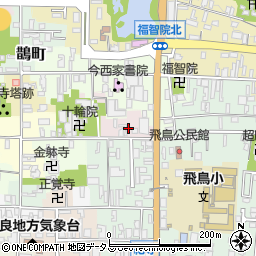 奈良県奈良市十輪院畑町周辺の地図