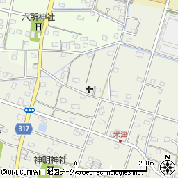 静岡県浜松市中央区米津町1762周辺の地図