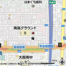 大阪府大阪市中央区南船場1丁目4-19周辺の地図