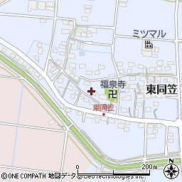 静岡県袋井市東同笠209周辺の地図