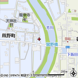 静岡県浜松市中央区鼡野町111周辺の地図